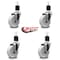 Service Caster 4'' Nylon Wheel Swivel 1-7/8'' Expanding Stem Caster Set, 4PK SCC-EX20S414-NYS-178-4 - alternate 3